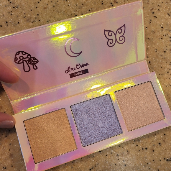 NWOT Fairies Lime Crime Hi-Lite Palette Highlighter - Picture 1 of 3